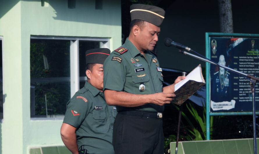 Dandim Ciamis ingatkan Prajurit dan PNS TNI akan Perjuangan para Generasi Pendahulu