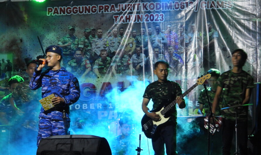 Meriahkan Hut TNI ke 78, Kodim Gelar Panggung Prajurit di Kota Banjar