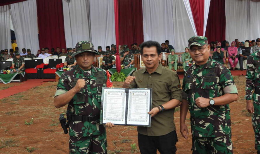 Kapok Sahli Pangdam III/Siliwangi Brigjen TNI Kuat Budiman S.I.P.,Resmi menutup TMMD 118 Kodim Ciamis
