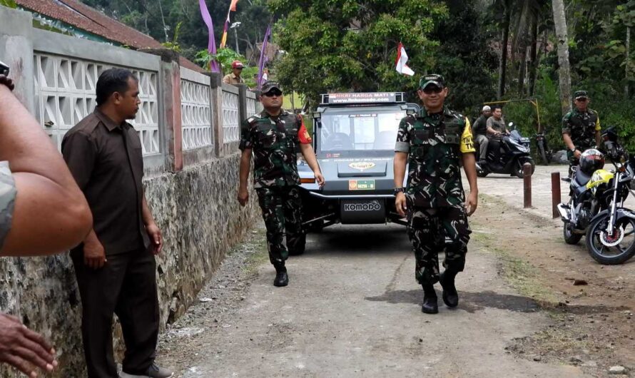 Tim Wasev Mabes TNI, Tinjau Sasaran TMMD Ke 118 Kodim 0613/Ciamis Di Desa Kadupandak Ciamis