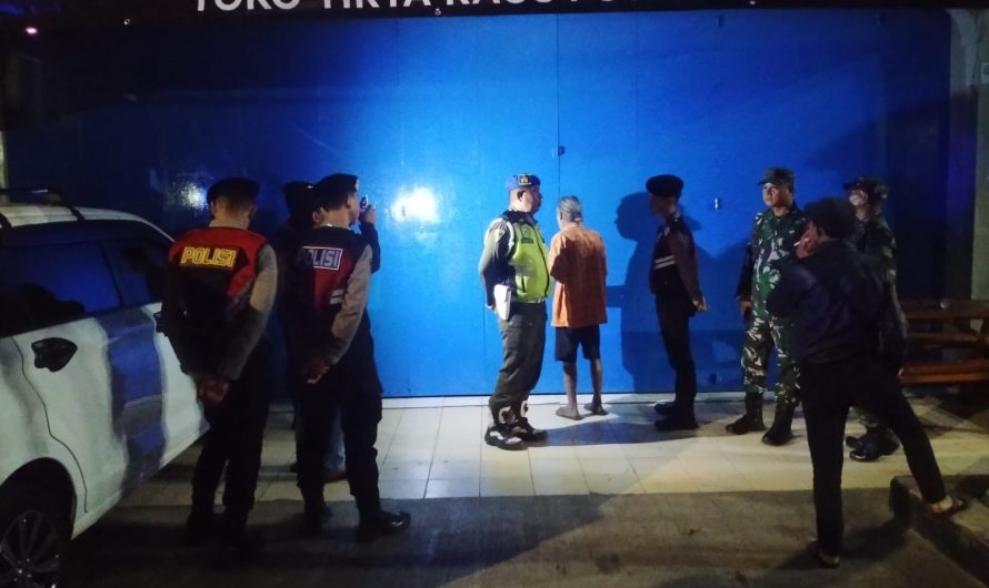 Patroli Gabungan TNI-POLRI dan Satpol PP di Kota Banjar