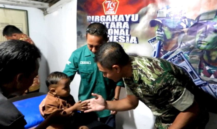 Semarak HUT ke-79 TNI, Kodim 0613/Ciamis Gelar Karya Bakti dan Bakti Sosial