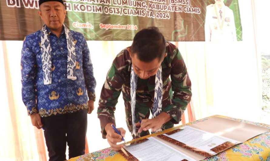 Dandim 0613/Ciamis Resmi Menutup Program BSMSS Tahun 2024 di Lumbungsari