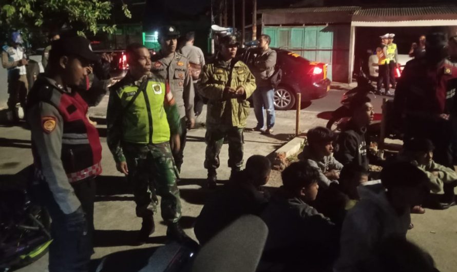 Jaga Kamtibmas di wilayah Kota Banjar, Kodim 0613/Ciamis dan Polres Bnajar kembali melaksanakan patroli gabungan.