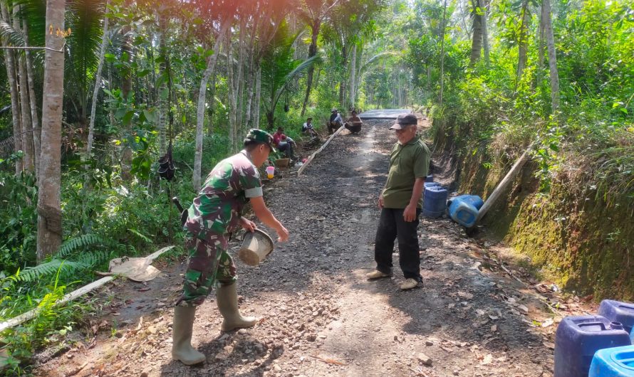 Koptu Aun Babinsa Koramil 1312/Cisaga, menjadi pelopor dalam melaksanakan tugas diwilayahnnya