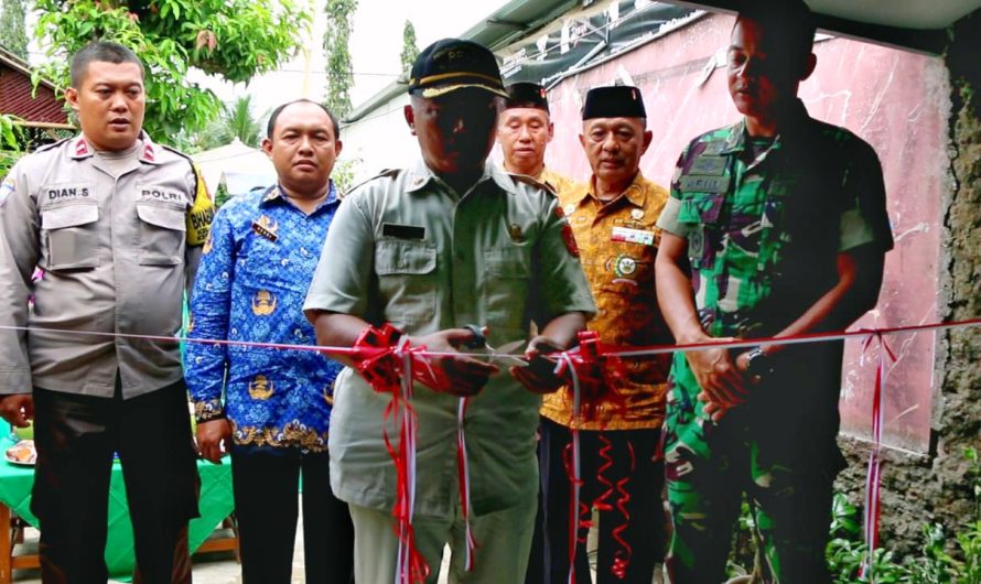 Momen Hari Ulang Tahun ke 62 Kodim 0613/Ciamis,Dandim Ciamis  serahkan kunci rumah dari program bedah rumah veteran