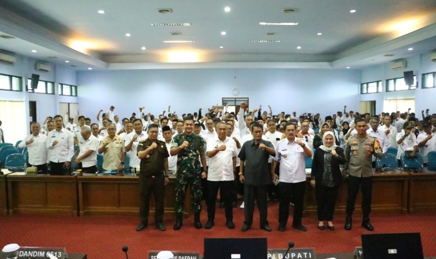 Dandim 0613/Ciamis hadiri rakor dalam rangka persiapan pilkada serentak 2024