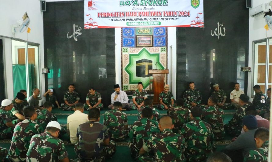 Do’a bersama jelang hari pahlawan 2024