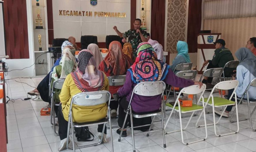 Danramil 1313/Banjar Hadiri Rakor Pelaksanaan Tugas Forkopimcam