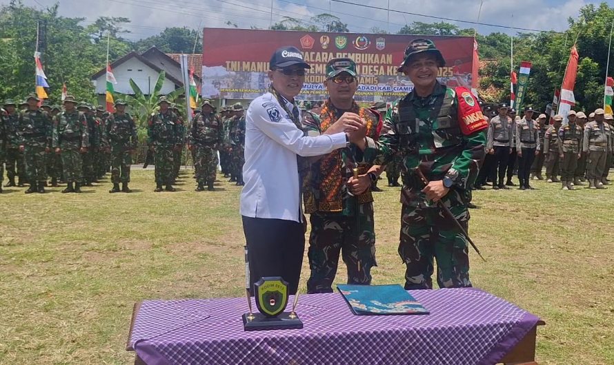 TMMD ke-126 Kodim 0613/Ciamis Diresmikan, TNI Siap Percepat Pembangunan Pedesaan di Sukamulya